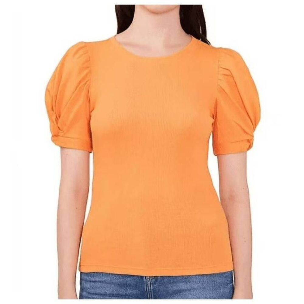 VINCE CAMUTO TANGERINE PUFF SLEEVE T-SHIRT SZ.XXL NWT.
